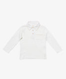 Oso & Me Parker Polo, Vanilla Piping
