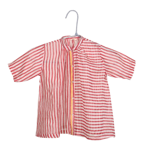 Injiri Child's Red Stripe Shirt