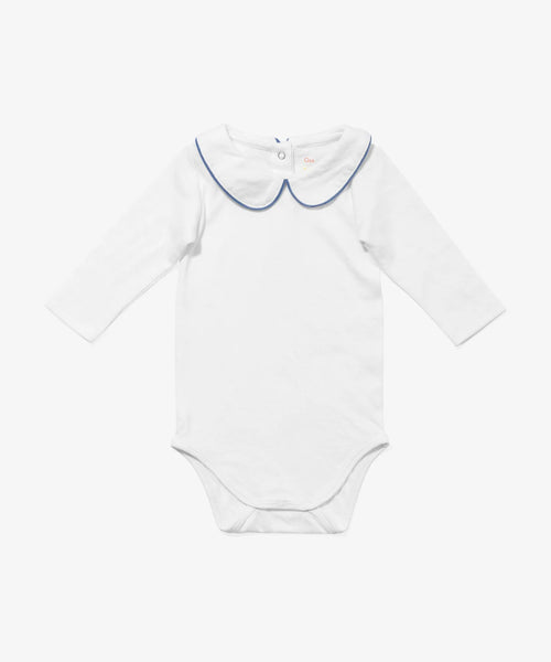 Oso & Me Baby Pan One-Piece - Navy Piping