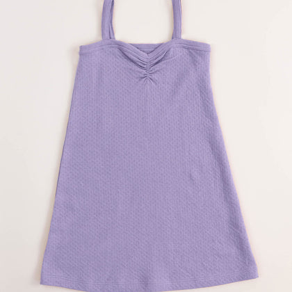 Noble Organic Pointelle Sleep Dress in Lavendar