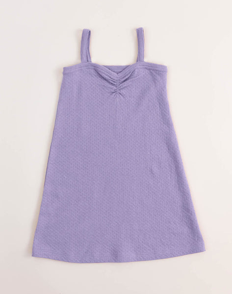 Noble Organic Pointelle Sleep Dress in Lavendar