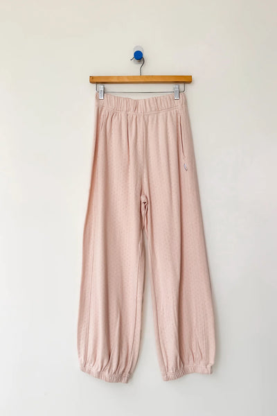 Le Bon Shoppe Pointelle Balloon Pants ~ Baby Pink
