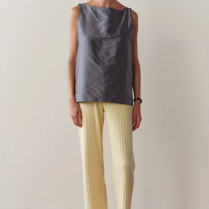 Donni Pointelle Simple Crop Pant ~ Butter