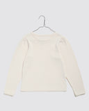 Little Cottons Pointelle LS T-shirt - Chantilly
