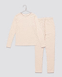Little Cottons Pointelle Pajamas ~ Winter Tulip