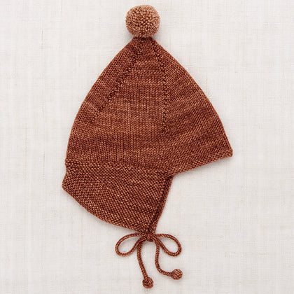 Misha & Puff Baby Pointy Peak Hat ~ Chesnut