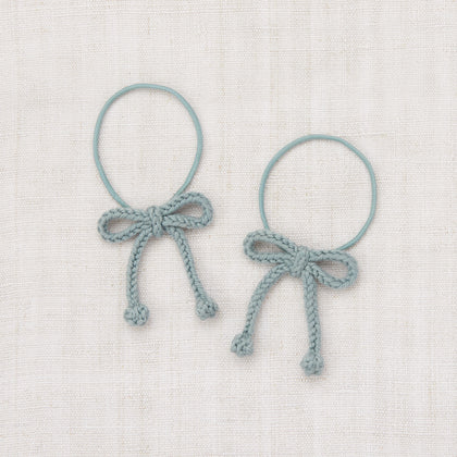 Misha & Puff Popcorn Bow Elastic ~ Overcast