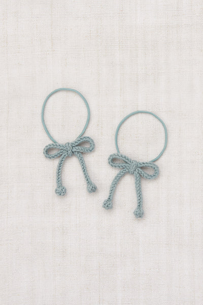Misha & Puff Popcorn Bow Elastic ~ Overcast