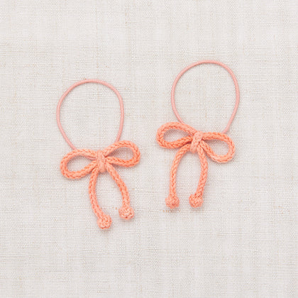 MIsha & Puff Popcorn Bow Elastic Set ~ Flamingo