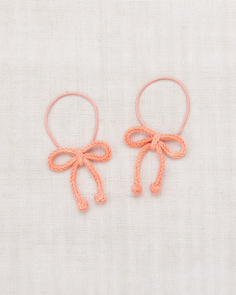 MIsha & Puff Popcorn Bow Elastic Set ~ Flamingo