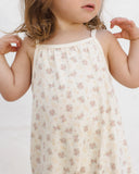 Quincy Mae Smocked Jumpsuit Flower Field