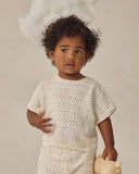 Quincy Mae Relaxed Summer Knit Set ~ Ivory