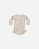 Quincy Mae Olivia Rashguard One-Piece Dahlia