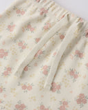 Quincy Mae Wrap Top + Footed Pant Set Flower Field