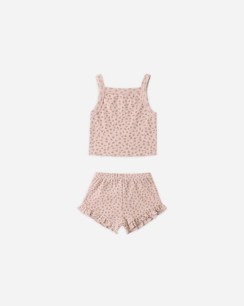 Quincy Mae Evie Tank + Shortie Set ~ Posy