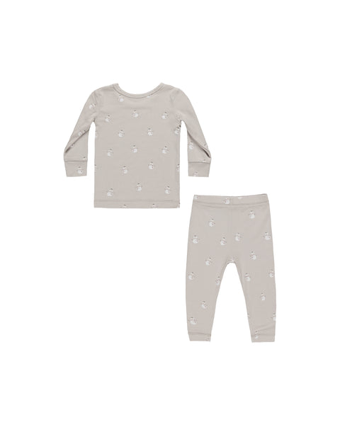 Quincy Mae Bamboo Pajama Set ~ Snowmen