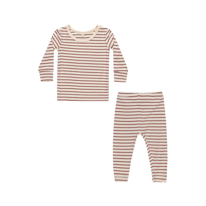 Quincy Mae Bamboo Pajama Set ~ Candy Stripe