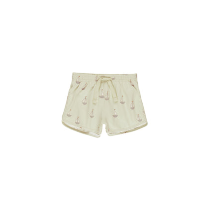 Quincy Mae Boys Swim Short ~ Sailboats