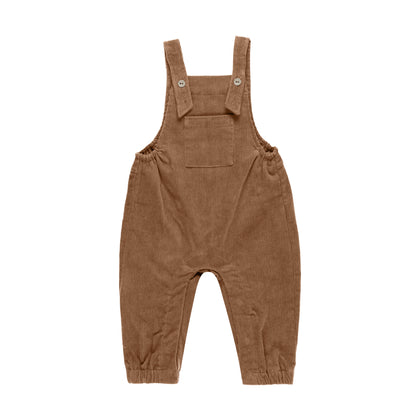 Quincy Mae Corduroy Baby Overalls ~ Cinnamon