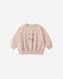Quincy Mae Relaxed Sweatshirt ~ Cherry