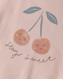 Quincy Mae Relaxed Sweatshirt ~ Cherry