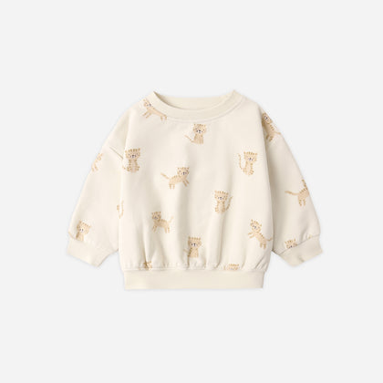 Quincy Mae Relaxed Sweatshirt ~ Tigers