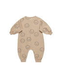 Quincy Mae Relaxed Fleece Jumpsuit ~ Lions