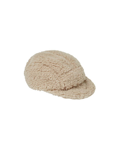 Quincy Mae Sherpa Baby Cap ~ Sand