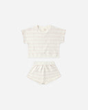 Quincy Mae Relaxed Summer Knit Set ~ Ivory