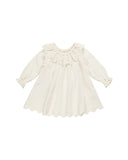 Quincy Mae Long Sleeve Isla Dress ~ Ivory