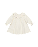 Quincy Mae Long Sleeve Isla Dress ~ Ivory