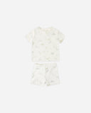 Quincy Mae Summer Pajama Set Dinosaur