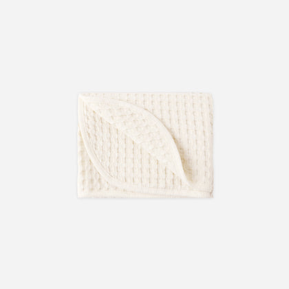 Quincy Mae Waffle Baby Blanket ~ Natural