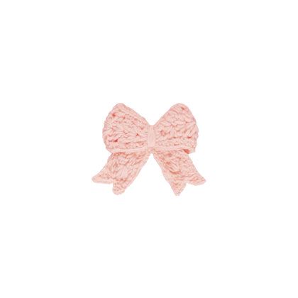 Quincy Mae Crochet Bow ~ Bubblegum