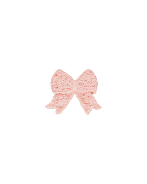 Quincy Mae Crochet Bow ~ Bubblegum