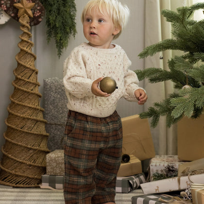 Rylee & Cru Cable Knit Sweater ~ Natural