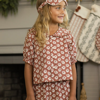 Rylee & Cru Ruffle Pajamas ~ Ruby Fleur