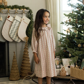 Rylee + Cru Girl's Nightgown ~ Candy Cane