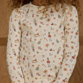 Rylee & Cru Organic LS Pajama Set ~ Festive