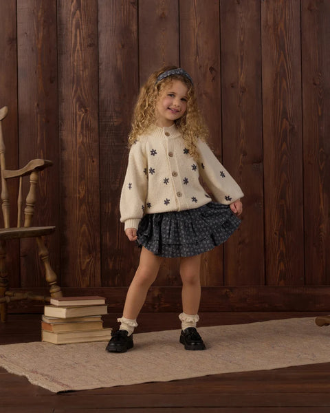 Rylee + Cru Tulip Cardigan ~ Midnight Daisies