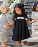 Rylee + Cru Sailor Dress ~ Black
