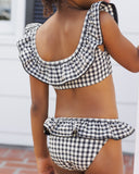 Rylee + Cru Margot Bikini ~ Black gingham