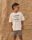 Rylee & Cru Swim Trunk ~ Black Gingham