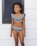 Rylee + Cru Margot Bikini ~ Black gingham