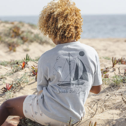 Rylee & Cru Relaxed Tee Seas The Day