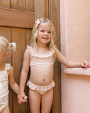 Rylee + Cru Giana Bikini Ditsy ~ Petal gingham