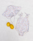 Rylee + Cru Floppy Swim Hat ~ Summer garden