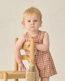 Rylee & Cru Maverick Romper Poppy Gingham