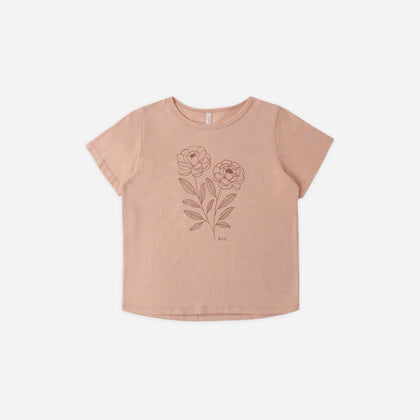 Rylee + Cru Basic Tee Peony