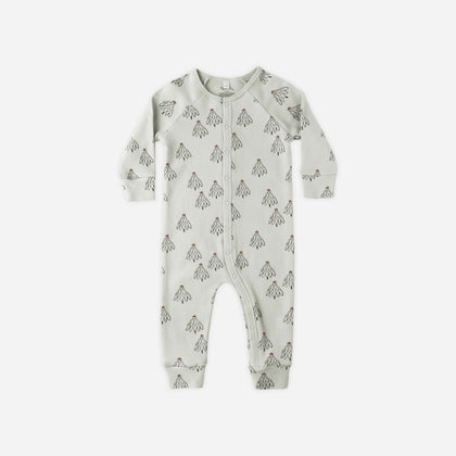 Rylee & Cru Organic Long John Pajamas ~ Trees
